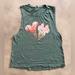 Disney Tops | Disney Mickey And Minnie Mouse Ice Cream Tank Top In Green, Sz Xl | Color: Green | Size: Xl