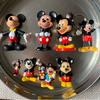 Disney Toys | Disney Mickey Figures And A Tin Clock Box | Color: Black/Red | Size: Osbb