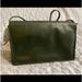 Zara Bags | G - Zara Dark Green Leather Bag | Color: Green | Size: 3” D X 5” H X8.5” W