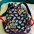 Disney Accessories | Disney Mickey Mouse Backpack. Very Clean. | Color: Blue/Red | Size: One Size