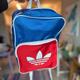 Adidas Bags | Adidas Originals Adicolor Retro Backpack In Blue Cw2619 By Adidas Originals | Color: Blue/Red | Size: Os