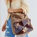 Free People Bags | Free People Quilted Clove Bag Handbag Patchwork Suede Star Crossbody Brown | Color: Blue/Brown | Size: Os