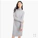 J. Crew Dresses | J. Crew Grey Turtleneck Sweater Dress In Supersoft Yarn - Size S - Euc | Color: Gray | Size: S