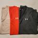 Under Armour Tops | 3 Under Armour Heatgear V-Necks | Color: Gray/Red | Size: M