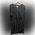 Anthropologie Dresses | Anthropologie Saturday Sunday Cloud Fleece Wrap Dress Size Medium | Color: Gray | Size: M