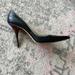Michael Kors Shoes | Michael Kors Black Leather Pointy Toe Pump High Heels | Color: Black | Size: 9.5