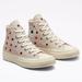 Urban Outfitters Shoes | Embroidered Floral Converse - Women’s 7.5 | Color: Red | Size: 7.5