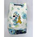 Disney Bags | Disney Parks Minnie Mouse Pluto Barrel Backpack Sling Pouch Drawstring Bag Blue | Color: White | Size: Os