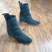 Free People Shoes | Free People Benson Chelsea Boot Black Western Ankle Heeled Snake Leather | Color: Black/Brown | Size: 8