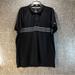 Adidas Shirts | Adidas Shirt Mens Large Black Gray Golf Polo Short Sleeve Golfing Stretch. | Color: Black | Size: L