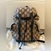 Gucci Bags | Gucci Gg Wool Double Pocket Backpack | Color: Black/Cream | Size: Os