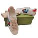 Gucci Shoes | Gucci Ace Low Top Sneakers X Freya Hartas | Color: White | Size: 8