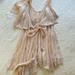 Free People Dresses | Blush Pink Free People Wrap Dress | Color: Cream/Pink | Size: S