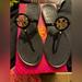 Tory Burch Shoes | Jelly Tory Burch Sandals Size 9, I Wear A 8 & These Fit Me Well With Tory Burch | Color: Black | Size: 9