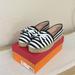 Kate Spade Shoes | Kate Spade Linds Stripe Bow Espadrilles Flat Sz.10 | Color: Black/White | Size: 10