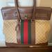 Gucci Bags | Gucci Monogram Web Sherry Boston Xl Weekend Bag Travel Carry-On Authentic | Color: Brown | Size: Os