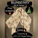 Burberry Accessories | Burberry % Silk Scarf!Angled/Oblongrarepristine44”X12”Great Gift | Color: Black/Tan | Size: 44”X12”