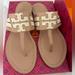 Tory Burch Shoes | Cream Tory Burch Sandals In Mint Conditions With Box | Color: Cream/Tan | Size: 9