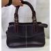 Dooney & Bourke Bags | Dooney & Bourke Brown All Weather Leather Double Compartment Top Handle Handbag | Color: Brown/Tan | Size: Os