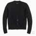 J. Crew Sweaters | J. Crew Black Cotton V-Neck Cardigan Sweater, Size S | Color: Black | Size: S