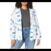 Levi's Jackets & Coats | Levi's Jacket Trendy Active Rain Slicker Jacket Sz Sm Tie Dyed Windbreaker | Color: Blue/White | Size: S