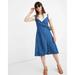 Madewell Dresses | Madewell Blue Denim Wrap Dress Size 6 | Color: Blue | Size: 6