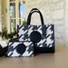 Coach Bags | Coach Dempsey Carryall With Houndstooth Crossbody Bag/ Wallet Sv/Cream/Black Nwt | Color: Black/Cream | Size: Os