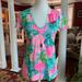Lilly Pulitzer Tops | Brand New With Ticket Lilly Pulitzer Multicolor Size Xxs. Pink Light Blue, | Color: Blue/Pink | Size: Xxs