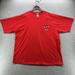 Disney Shirts | Disney Mickey Mouse Red Adult Size Xl Short Sleeve T-Shirt (A3) | Color: Red | Size: Medium