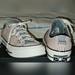 Converse Shoes | Converse Light Rust/Gray Striped Sneaker | Color: Cream | Size: 10