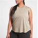 Athleta Tops | Athleta Green Striped Cloudlight Active Tank Top | Color: Green/Tan | Size: L