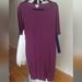 Lularoe Dresses | Lularoe Purple Dress, Large | Color: Purple | Size: L