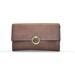 Rebecca Minkoff Bags | C0 New Rebecca Minkoff Pebbled Leather Gold Ring Clasp Turn Lock Purse Clutch | Color: Brown | Size: Os