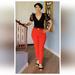 J. Crew Pants & Jumpsuits | J. Crew Petite Red Dress Pants, Size 6p | Color: Red | Size: 6p