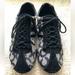 Coach Shoes | Coach “Kathleen” Sneakers Signature “C” Design, Black Suede, Patent Leather 9m | Color: Black/Gray | Size: 9
