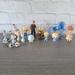Disney Toys | Disney Frozen Figures Lot, Anna Elsa Olaf Reindeer Sven Kristoff Cake Toppers | Color: Blue | Size: Na