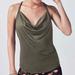 Athleta Tops | Fabletics Augusta Cowl Neck Tank Top | Color: Green | Size: Xs