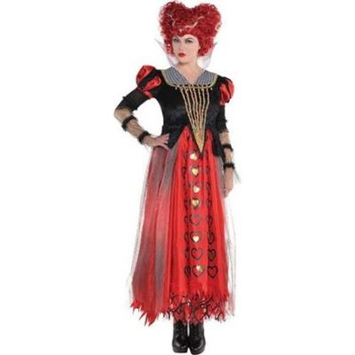 Disney Dresses | Halloween Adult Red Queen Costume - Alice Through The Looking Glass With Wig!! | Color: Black/Red | Size: S