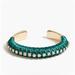 J. Crew Accessories | J.Crew Ribbon-Wrapped Cuff Bracelet - Nwt | Color: Green | Size: Os