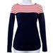 Lilly Pulitzer Sweaters | Lilly Pulitzer Maria Stripe Long Sleeve Sweater Blue Pink Pullover Boatneck Xs | Color: Blue/Pink | Size: Xs