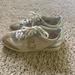 Coach Shoes | Coach Ian Suede Sneakers A01836. Women's Size 8b | Color: Cream/Tan | Size: 8