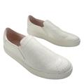 Kate Spade Shoes | Kate Spade Azores Slip On Sneaker White Leather Casual Loafer Women's Shoe Sz 11 | Color: White | Size: 11