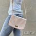 J. Crew Bags | J.Crew Sophie Soft Lambskin Leather Crossbody Bag In Light Blush W/ “K” Monogram | Color: Cream/Pink | Size: Os