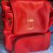 Kate Spade Bags | Kate Spade New York Cobble Hill Charley Crab Red Leather Zip Backpack | Color: Pink/Red | Size: Os