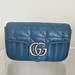 Gucci Bags | Gucci Matelasse Leather Super Mini Gg Marmont Bag, Blue | Color: Blue | Size: Os