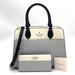 Kate Spade Bags | Kate Spade Madison Medium Satchel Crossbody Bag & Slim Bifold Wallet | Color: Gray/White | Size: Medium