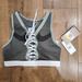 Nike Intimates & Sleepwear | Brand New With Tags! Nike Women's Swoosh Af1 Lace Up Sports Bra Size Small | Color: Green | Size: S