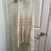 Free People Tops | Free People Long Shirt /Short Dress | Color: Cream | Size: Sp