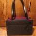 Kate Spade Bags | Kate Spade New York Vintage Wool And Leather Purse | Color: Black/Gray | Size: Os