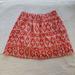 J. Crew Skirts | J Crew Women's Skirt Ikat Orange A-Line Mini Skirt Size Xxs | Color: Orange | Size: Xxs